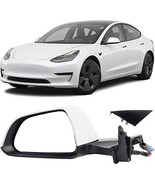 Dasbecan Driver Side View Mirror Assembly Pearl White Compatible with 20... - $229.86