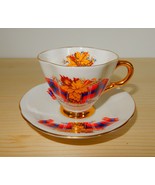 Vintage Windsor Bone China tea cup &amp; saucer Royal Canadian Tartan pattern - $379.09 MXN