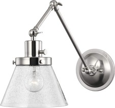 Progress Lighting Hinton 1-Light Brushed Nickel Clear Seeded Glass Swing... - $1,629.50 MXN