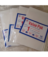 LOT OF 4 Value Pak Cross Stitch Fabric 14 Count AIDA Fabric 12x18 each -... - €6,79 EUR