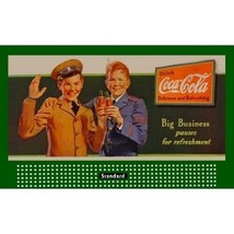 LIONEL STYLE BILLBOARD GLOSSY INSERT  COCA-COLA &amp; AMERICAN FLYER - £5.49 GBP