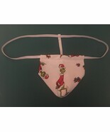New Mens White GRINCH Who Stole Christmas Gstring Thong Male Lingerie Un... - €17,16 EUR