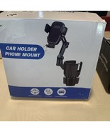 Cup Holder Phone Mount for Car, 2 in 1 Cell Phone Car Mount 360 Rotation... - $24.75 CAD