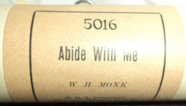 QRS Abide With Me with Box Player Piano Roll 5016 - £6.95 GBP