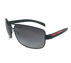 Prada Linea Rossa Sunglasses SPS54I DG0-5W1 Black Red with Gray Polarized Lenses - £167.90 GBP