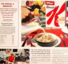 1965 Kelloggs Special K Breakfast Recipe Cereal Advertisement Foods HM2R - $29.99