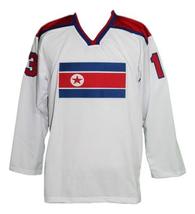 Any Name Number Korea Retro Hockey Jersey New White Any Size image 4