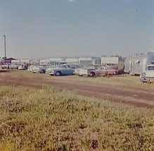 Classic Cares and Trailers in Park Vtg Anscochrome 35mm Slide Car22 - £7.72 GBP