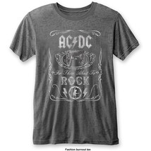 Grey Ac/Dc Cannon Swig Official Tee T-Shirt Mens Unisex - £23.97 GBP