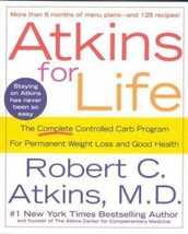 Atkins For Life By Robert Atkins Hc,Dj Book Weight Loss Diet - £6.33 GBP