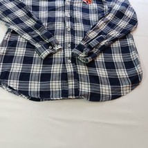 KA Knights Apparel Auburn University Men’s Blue Cotton Plaid Shirt Long Sleeve L image 8