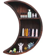 Ubrand Moon Shelf Room Decor,Crystal Shelf, Reversible Wooden Essential Oil - £25.95 GBP