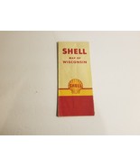 Vintage Map - Shell - Map Of Wisconsin - £7.69 GBP