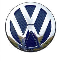 VW Golf MK7.5 Blue Carbon Fibre - Rear Badge Inserts. GTI R32 TDI - £12.53 GBP