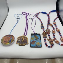 Krewe Of Bacchus Mardi Gras Throw Lot 5 Necklaces From 2020 Wild West - £18.79 GBP