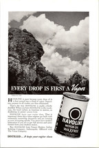 Vintage 1937 Texaco Havoline Motor Oil Print Ad &quot;Every Drop Is First a V... - £8.33 GBP