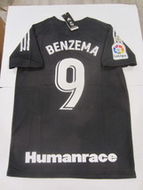 Karim Benzema #9 Real Madrid Pharrell Williams Humanrace Soccer Jersey 2... - £95.09 GBP