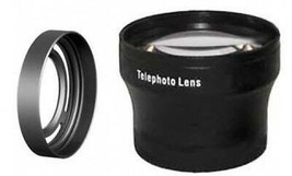 Tele Lens + LHX10 Hood + Adapter Ring Tube for Fuji FujiFilm X10, X20, X30, - £26.22 GBP