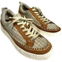 Dolce Vita women&#39;s Nicona Brown Multi-Woven/Leather Sneakers sizze 8.5 - $469.81 MXN