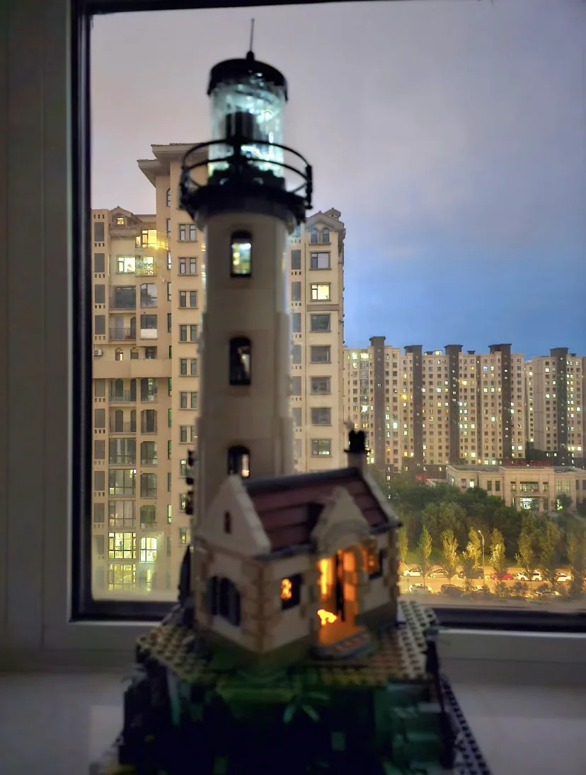 display Motorized Lighthouse Coastal model Building Blocks Bricks Compatible - $119.59+