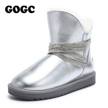 GOGC women boots 2021 snow boots warm women winter boots women ankle boots for w - £70.46 GBP