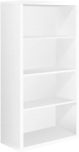 Monarch Specialties I 7059 Bookcase, 48-Inch, White - £126.29 GBP