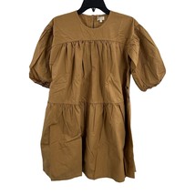 The Simple Folk Harriet Dress Camel 7-8 Year New - £37.46 GBP