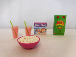 American Girl Doll Sleepover Accessories Popcorn Drinks Apples to Apples... - £17.09 GBP