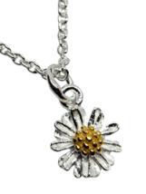 Collana con ciondolo a forma di fiore Margherita, catena in argento 925 e... - £13.29 GBP