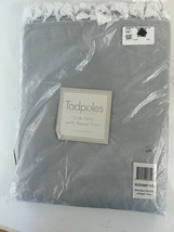 Tadpoles Crib Skirt with Tassel 28&quot; x 52&quot; with Standard Crib Gray - $26.16