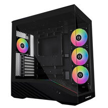 Lian Li V100 ATX Mid-Tower PC Case, 4 x 120mm ARGB PWM Fans Pre-Installe... - $169.30