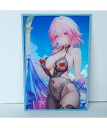 March 7th Blue Glitter Premium Waifu Card Anime Girl Wall Art Oversized Board A5 - €19,68 EUR