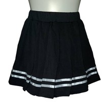 AvidLove Women&#39;s Pleated Mini Skirt Black Small - £10.85 GBP