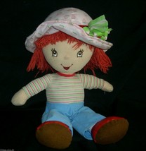 17&quot; Big Strawberry Shortcake Doll Red Hair Stuffed Animal Plush Toy Cute Soft - £9.87 GBP