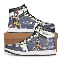 Kujo Sara JD Air Force Sneakers Hip-Hop Game Genshin Impact Shoes-Black - £67.92 GBP+
