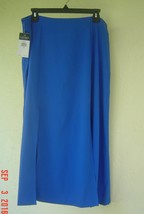 NEW RALPH LAUREN BLUE BLACK FLARE  CAREER MIDI SKIRT SIZE 12 SIZE 14 $135 - £57.27 GBP