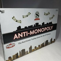 Anti-Monopoly Real Estate Board Game By University Games Complete EUC - $18.95