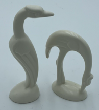 White Ceramic Bird Home Decor Animal Lover Gift Farmhouse Accent - £18.94 GBP