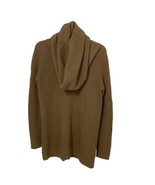 Vince Tan Wool Alpaca Camel Cowl Neck Knit Sweater Womens Small Brown - £30.71 GBP
