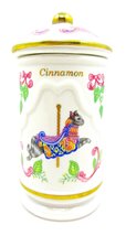 Lenox Porcelain Carousel Spice Jar - Cinnamon - $23.03