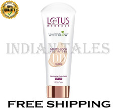 Lotus Herbals Whiteglow Matte Look All In One DD Creme SPF 20 Natural 30... - $21.99