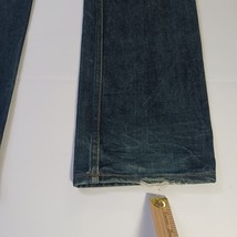 Bull Head Gravels Slim Denim Blue Jeans High Rise Men's Size 34x32 Fits (36×32) image 4