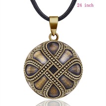 Copper Vintage Celtics Knot Mexican Harmony Bola Ball  Pendant Necklace for Preg - £18.50 GBP