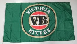 VB Victoria Bitter Style 1 Banner Flag Man Cave Slab Alcohol Bottle Collectible  - £12.60 GBP