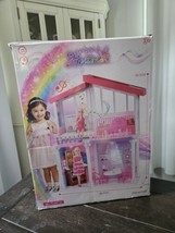 Bettina 2 Story 4 Room Lg Doll House Open Box New 2 Dolls - £42.55 GBP