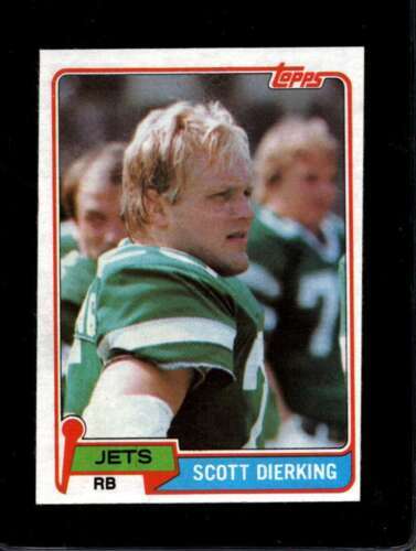 Primary image for 1981 TOPPS #484 SCOTT DIERKING EXMT NY JETS  *X12398