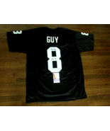 RAY GUY # 8 HOF 14 OAKLAND RAIDERS SBC SIGNED AUTO RAIDERS BLACK JERSEY ... - €214,92 EUR