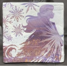 Disney Frozen II Anna White Napkins 16 ct 2 Ply Birthday Party Supplies - £1.98 GBP