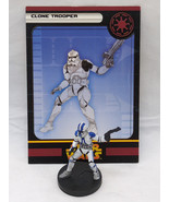 Clone Trooper Star Wars Revenge Of The Sith Miniature 09/60 With Card - $9.49 CAD