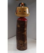Vintage Wooden Handcrafted and painted Japanese Kokeshi doll, 6.&quot; tall. - $26.05 CAD
